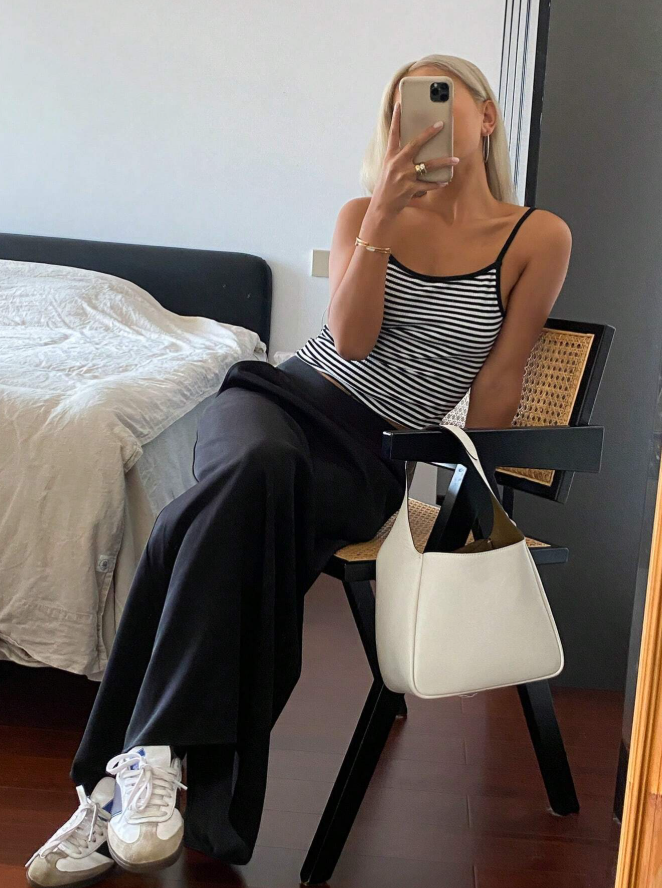 Livesso Women Striped Casual Cami Top For Summer